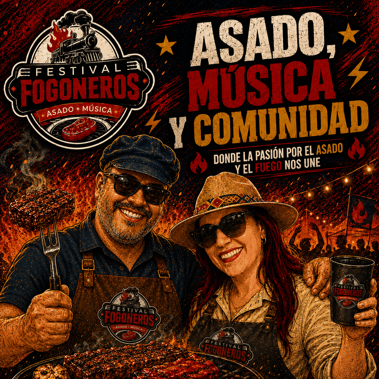 Asado, música y comunidad